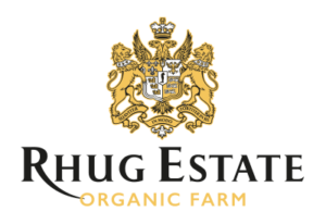 Rhug Estate Organic Farm Logo with Crest