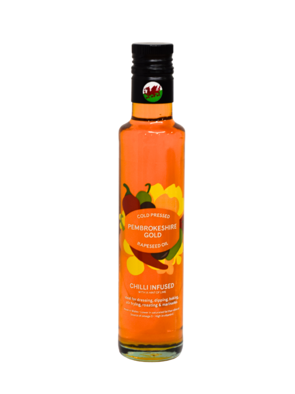 Pembrokeshire Gold Chilli Infused Rapeseed Oil
