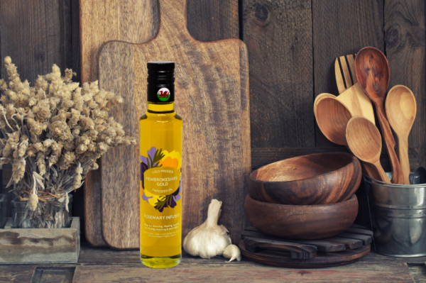 Pembrokeshire Gold Rosemary Infused Rapeseed Oil