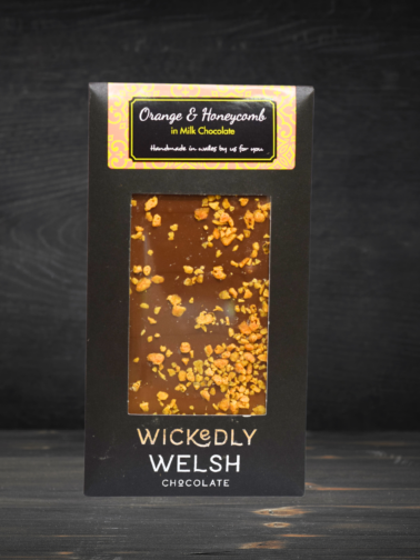 Wickedly Welsh Chocolate - Orange and Honeycomb