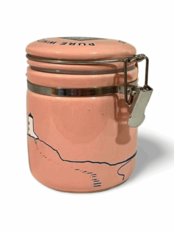 Halen Mon - Pure White Sea Salt Jar Pink Kilner salt