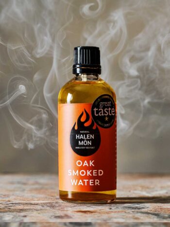 Oak smoked water
