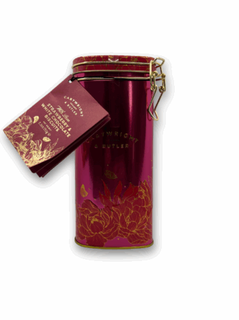 cartwright and butler ‘with love’ strawberry and white chocolate biscuits