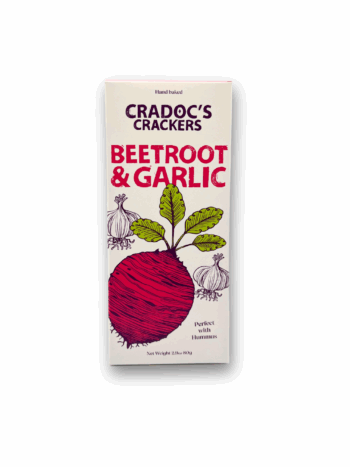 cradoc’s crackers beetroot and garlic