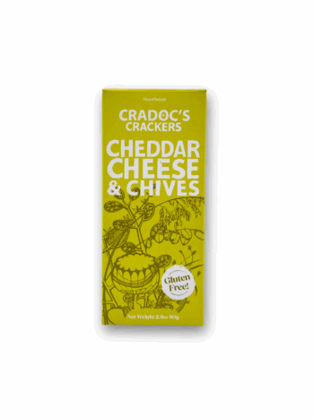 cradoc’s crackers cheddar cheese and chive – gluten free