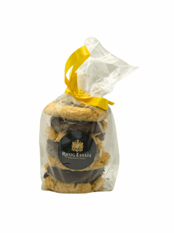 Rhug Estate Stem Ginger and Dark Chocolate Biscuits