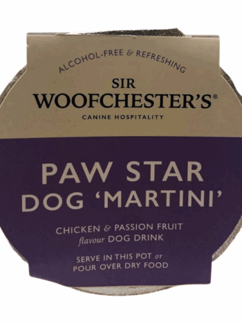 Sir Woofchesters Paw Star Dog Martini