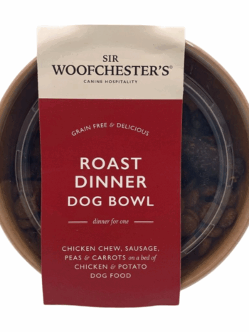 Sir Woofchesters Roast Dinner Dog Bowl