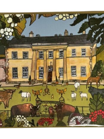 Rhug Estate illustrated card by Katie Cardew