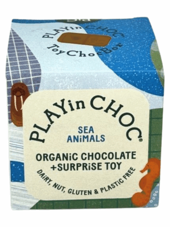 Play in Choc - Sea Animals - Organic Chocolate with Surprise Toy