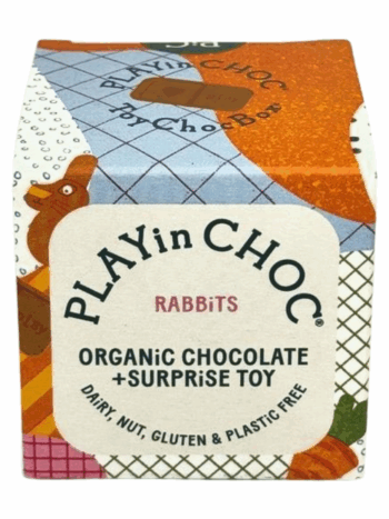 Play in Choc - Rabbits - Organic Chocolate with Surprise Toy