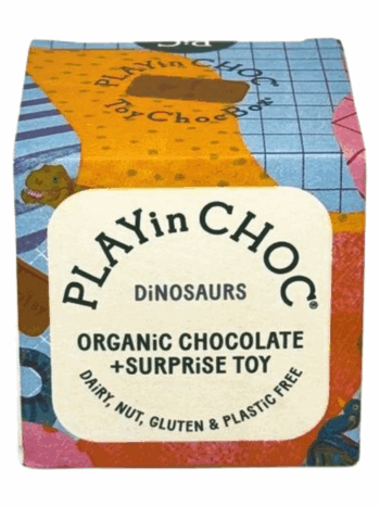 Play in Choc - Dinosaurs - Organic Chocolate with Surprise Toy
