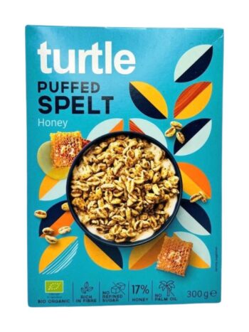 Turtle Puffed Spelt Honey cereal