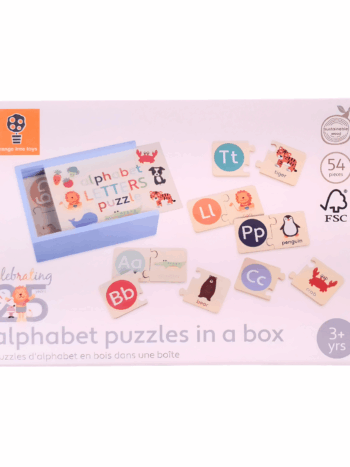 Orange Tree Toys Alphabet Puzzles In A Box Front