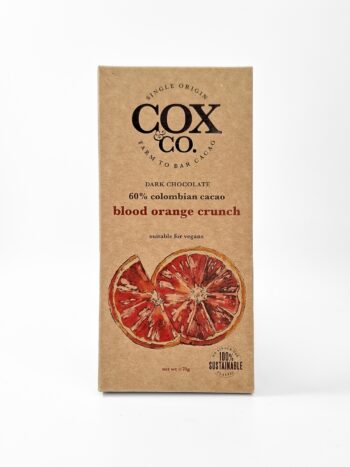 Cox & Co. Blood Orange Crunch Dark Chocolate
