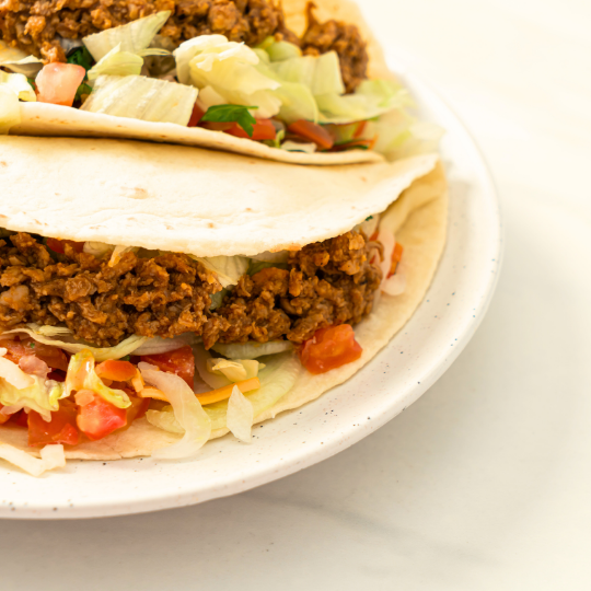 Lamb mince tacos